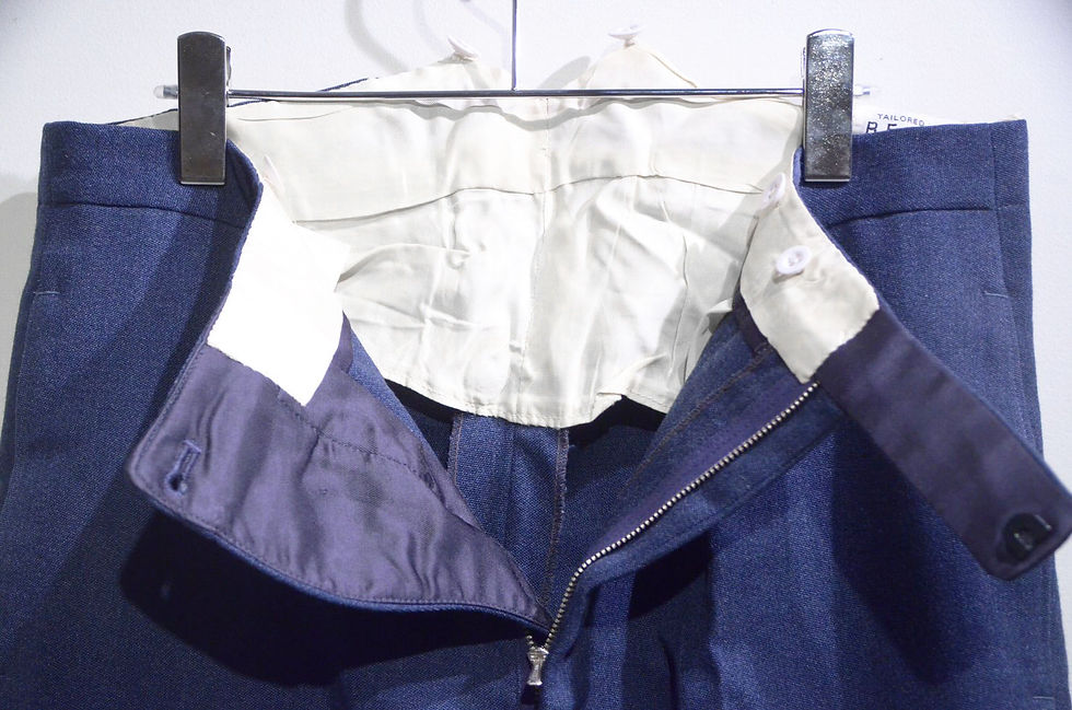 サムネイル： 72's DEADSTOCK Royal Air Force RAF Mess Dress Trousers イギリス空軍 ドレストラウザーズ