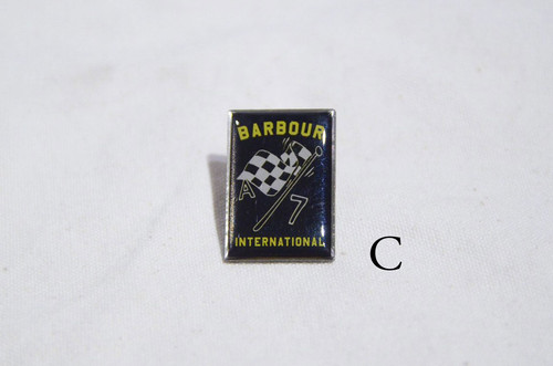 00s BARBOUR Pin Badge Novelty Variation Collection バブアー