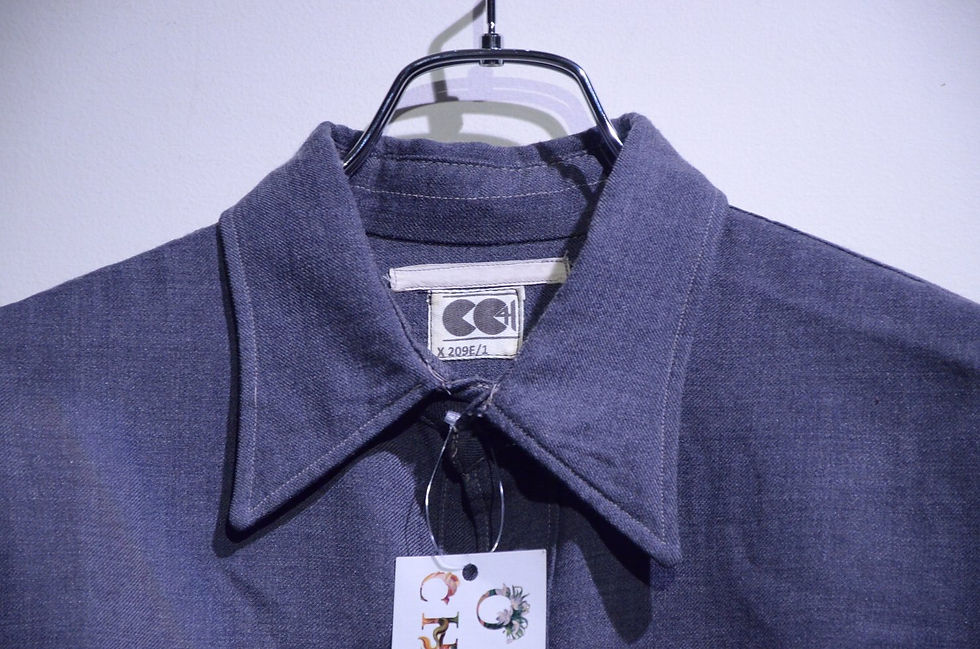 サムネイル： 40 - 50s Vintage CC41 Wool Work Shirts Gray Made in England ヴィンテージ ワークウールシャツ