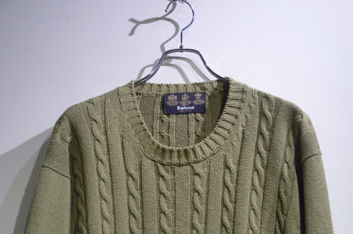 Barbour Cable knit バブアー ケーブルニット