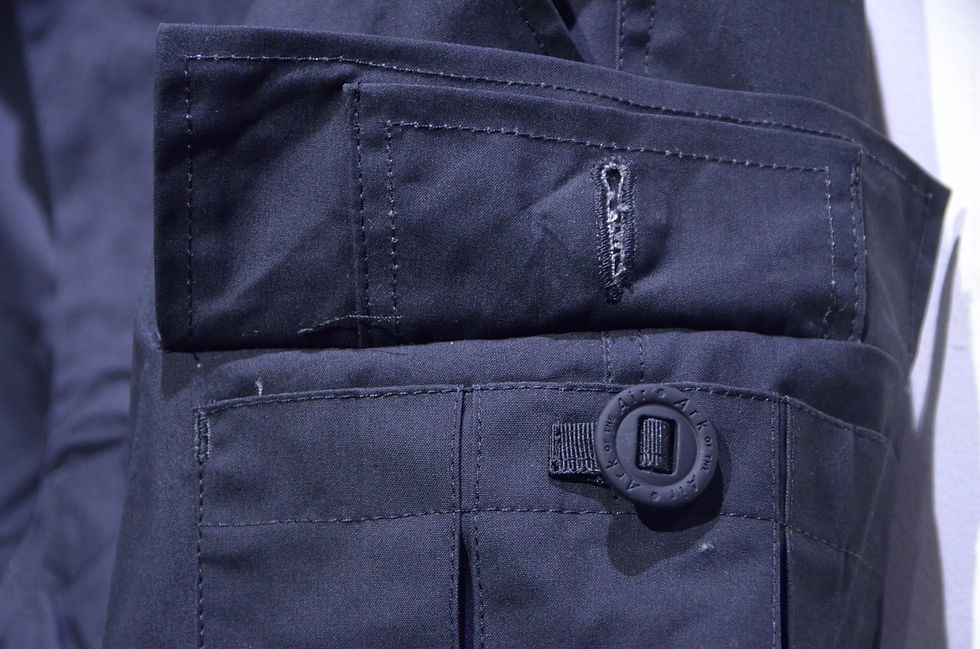 サムネイル： Ark Air Unlined Combat Trousers Black Made in England アークエア コンバット カーゴ トラウザーズ