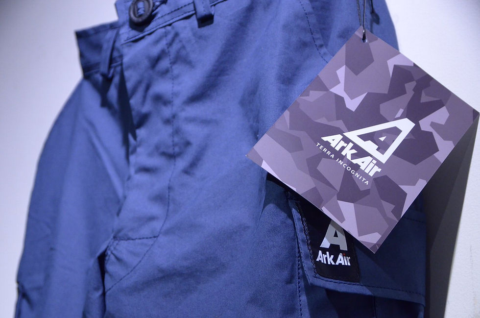 サムネイル： Ark Air Unlined Combat Trousers NAVY Made in England アークエア コンバット カーゴ トラウザーズ
