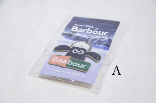 00s BARBOUR Pin Badge Novelty Variation Collection バブアー