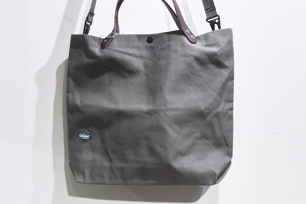 サムネイル： Whitehill Mercantile Fountainwell Bag Made in Scotland KHAKI ホワイトヒル ショルダートートバッグ