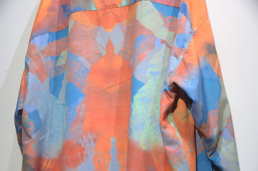 サムネイル： KYOU "RIO" Double Sleeve Graphic Over Shirt キョウ ダブルスリーブ プリント オーバーシャツ リオ