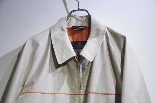 【Vintage】GRENFELL ドリズラージャケット 42 ネイビー 山タグ Vintage GRENFELL Piping Drizzler Jacket Made in UK グレンフェル