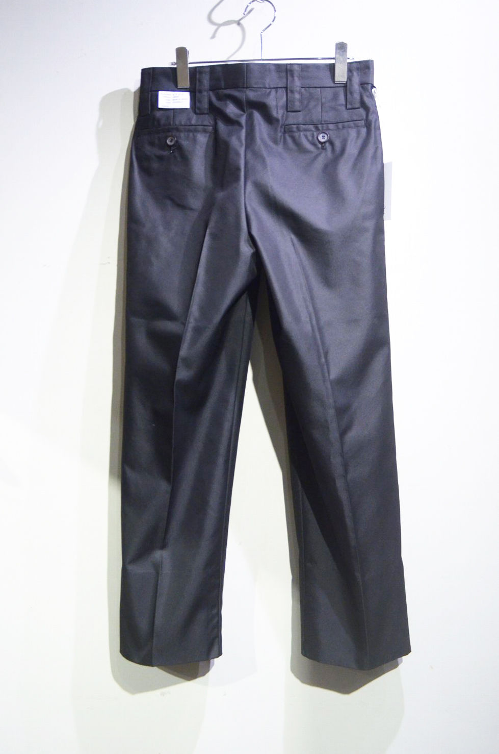 サムネイル： KYOU "MONSIUER" 3-Tuck Poly Cotton Trousers  BLK キョウ 3タック トラウザーズ