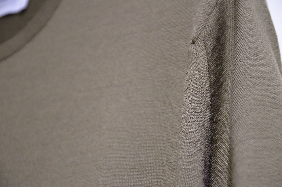 サムネイル： John Smedley Sheep Icon Wool Unisex-T Made in England ジョンスメドレー ユニセックス ウールTシャツ 刺繍