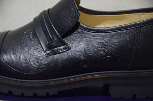 KYOU Flower Emboss Shoes HARUTA GRANDPA キョウ ハルタ カービング