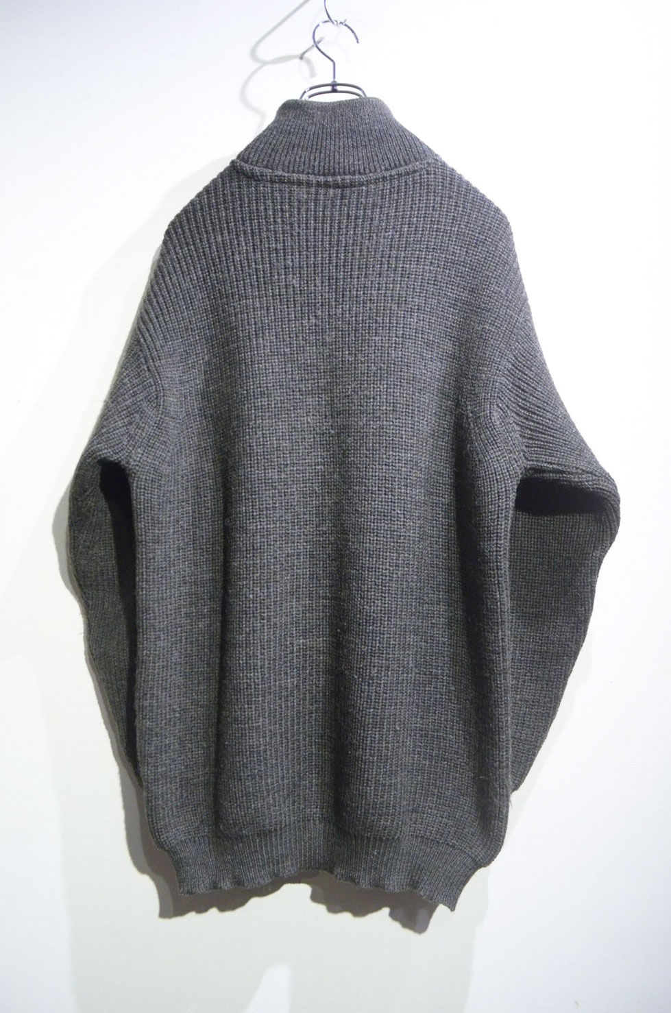 サムネイル： 00s Barbour Wool Half Zip Pullover Knit Made in UK バブアー ウール  ハーフジップ ニット