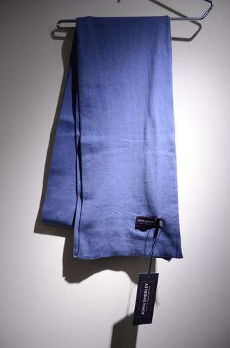 John Smedley Sea Island cotton Scarf stole ジョンスメドレー
