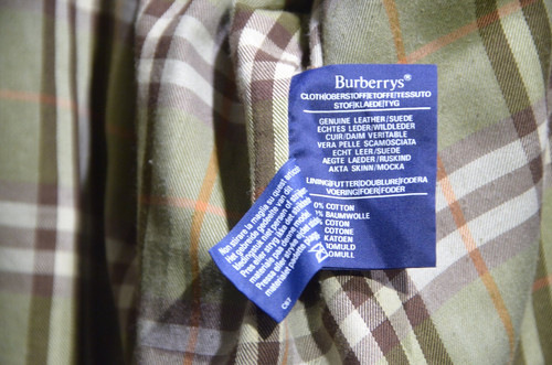 Vintage Burberrys Suede Leather Jacket バーバリー スウェードレザー