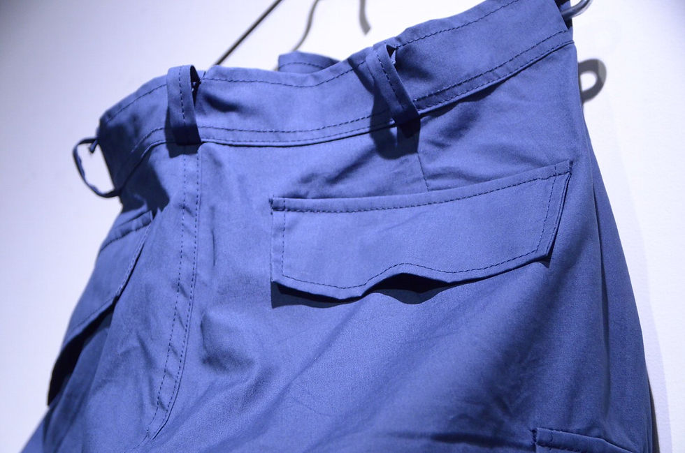 サムネイル： Ark Air Unlined Combat Trousers NAVY Made in England アークエア コンバット カーゴ トラウザーズ