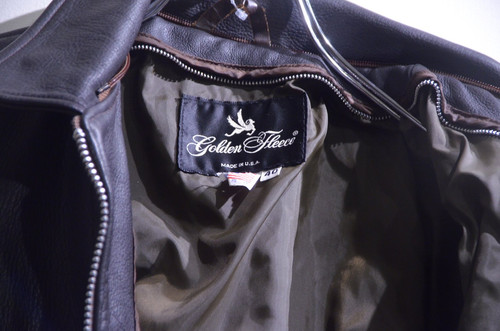 Golden Fleece レザー ジャケット 気長 38 (米国製)