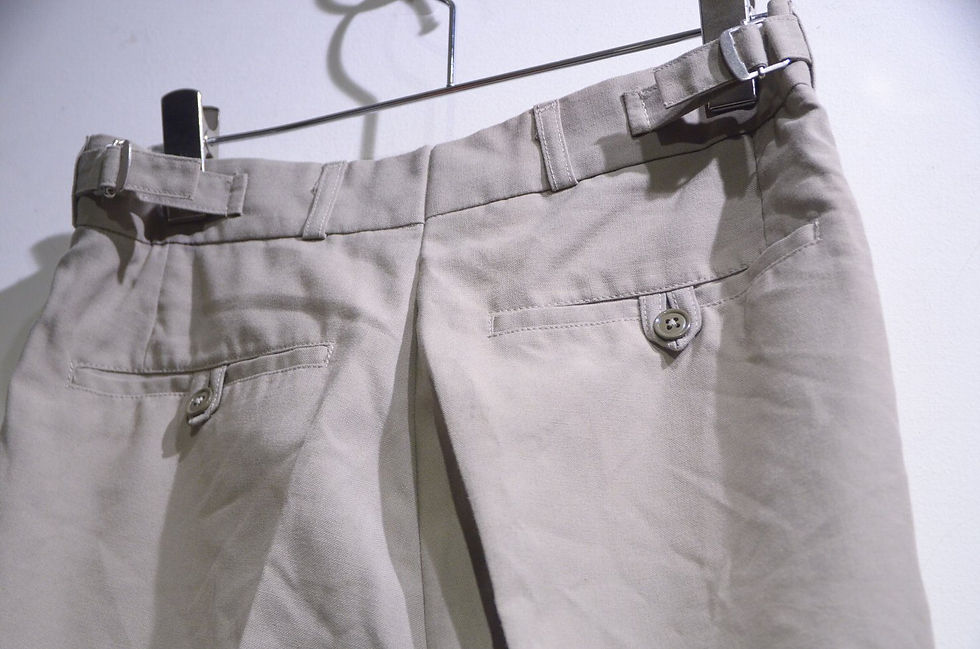 サムネイル： 70 - 80s Vintage Royal Air Force RAF Tropical Trousers B イギリス空軍 トロピカル トラウザーズ