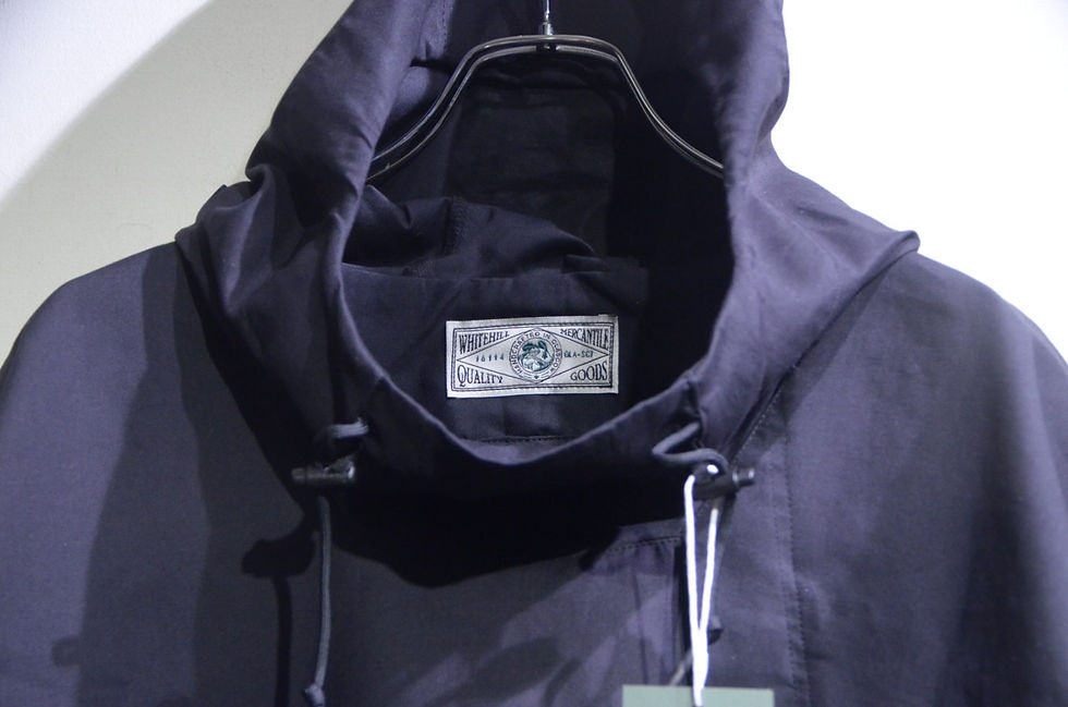サムネイル： Whitehill Mercantile Garscube Hybrid Smock Jacket BK Made in Scotland スモック ジャケット