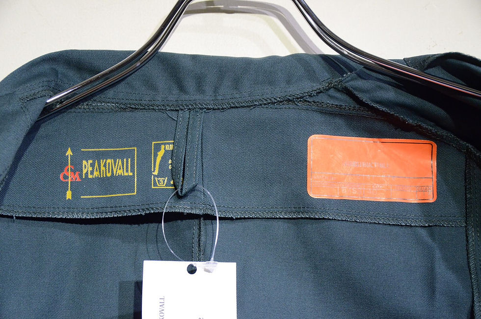 サムネイル： DEADSTOCK 60-70s PEAKOVALL GREEN Drivers Jacket Made in UK イギリス製 ワーク ドライバーズジャケット