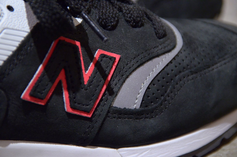 サムネイル： New Balance M997 NWT BLACK MADE IN USA ニューバランス 997 スニーカー