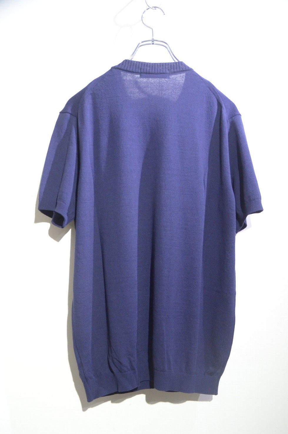 サムネイル： MOONCASTLE ICE COTTON KNIT TEE NV MADE IN JAPAN ムーンキャッスル アイスコットン ニットTシャツ