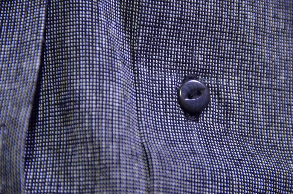 サムネイル： HAAR SCOTLAND Cotton Linen Camp Shirt Gray Made in Scotland ハースコットランド リネン 開襟シャツ