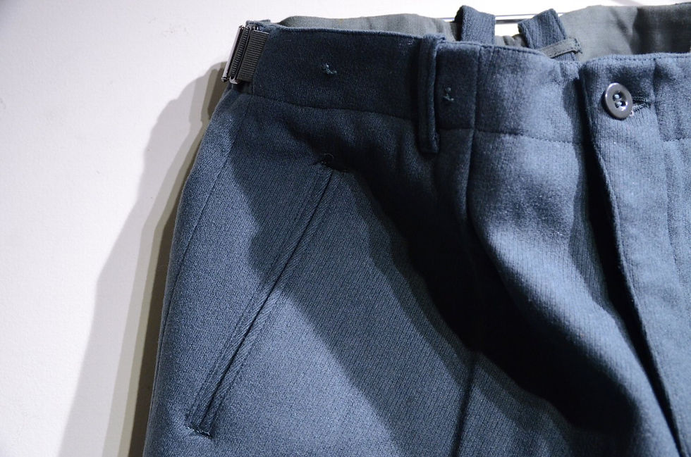 サムネイル： 60 - 80s German Army ALOIS HEISS KG Wool Trousers Made in Germany ドイツ軍 ウールトラウザース