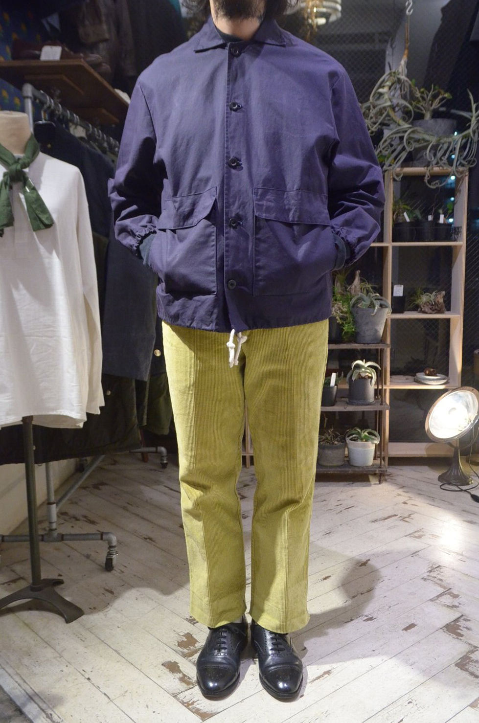 サムネイル： 90's Vintage BARBOUR CORDUROY TROUSERS YLW MADE IN ENGLAND バブアー コーデュロイ トラウザーズ