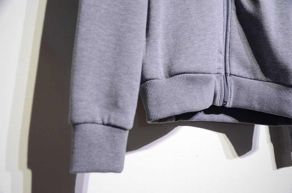 サムネイル： New Balance Sweat Full Zip Parka GRAY Made in Turkey ニューバランス フルジップ スウェットパーカ
