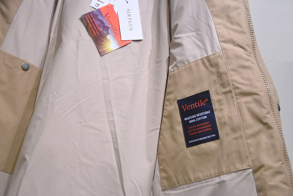 サムネイル： SIRPLUS Ventile Cotton Down Foodie Jacket サープラス ベンタイルコットン ダウンジャケット