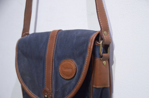 BARBOUR LEATHER Sholder Bag Made England バブアー レザー