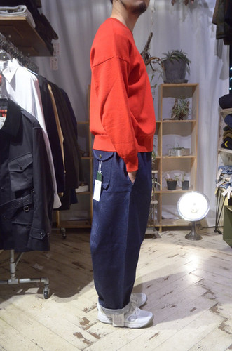 Whitehill Mercantile The Denim Mull Trousers WIDE Pants デニム