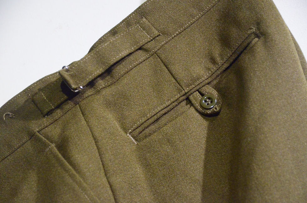 サムネイル： 70's - 80's Vintage British Military 1980p No.2 DRESS TROUSERS イギリス軍 ナンバー２トラウザース