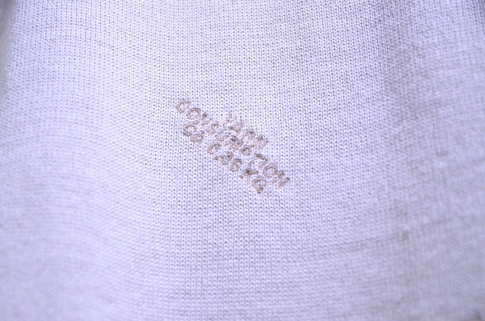 サムネイル： Haik w/ Mock Turtle Neck Embroidery Knit Made In Lithuania ハイク モックネック刺繍ニット