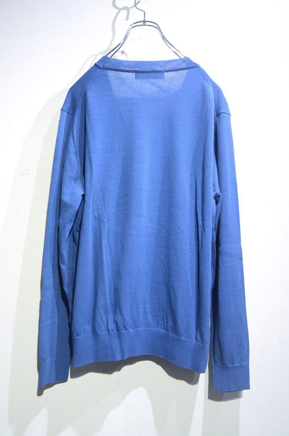 サムネイル： MOONCASTLE ICE COTTON CARDIGAN BLUE MADE IN JAPAN ムーンキャッスル アイスコットン カーディガン