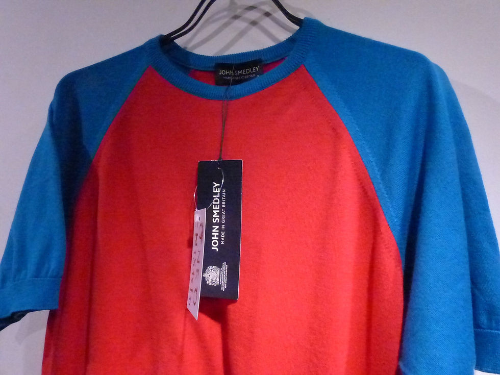 サムネイル： John Smedley Sea island Cotton E2000 Raglan  ジョンスメドレー シーアイランドコットン Tシャツ