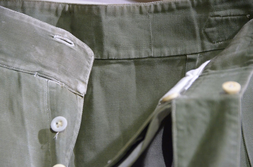 サムネイル： Vintage 1940's British Army Jungle Green Trousers Local Made イギリス軍 ジャングルトラウザース