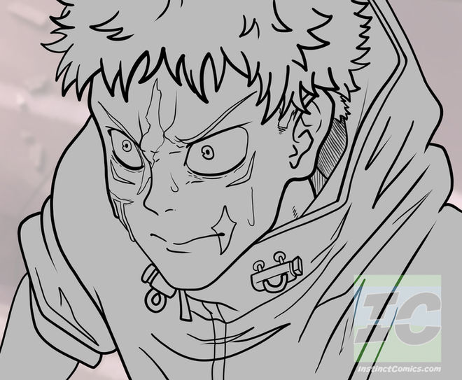 Yuji Itadori - Jujutsu Kaisen Season 3 | Drawing - Fanart - jjk - gojo - yuji - yuta - sukuna