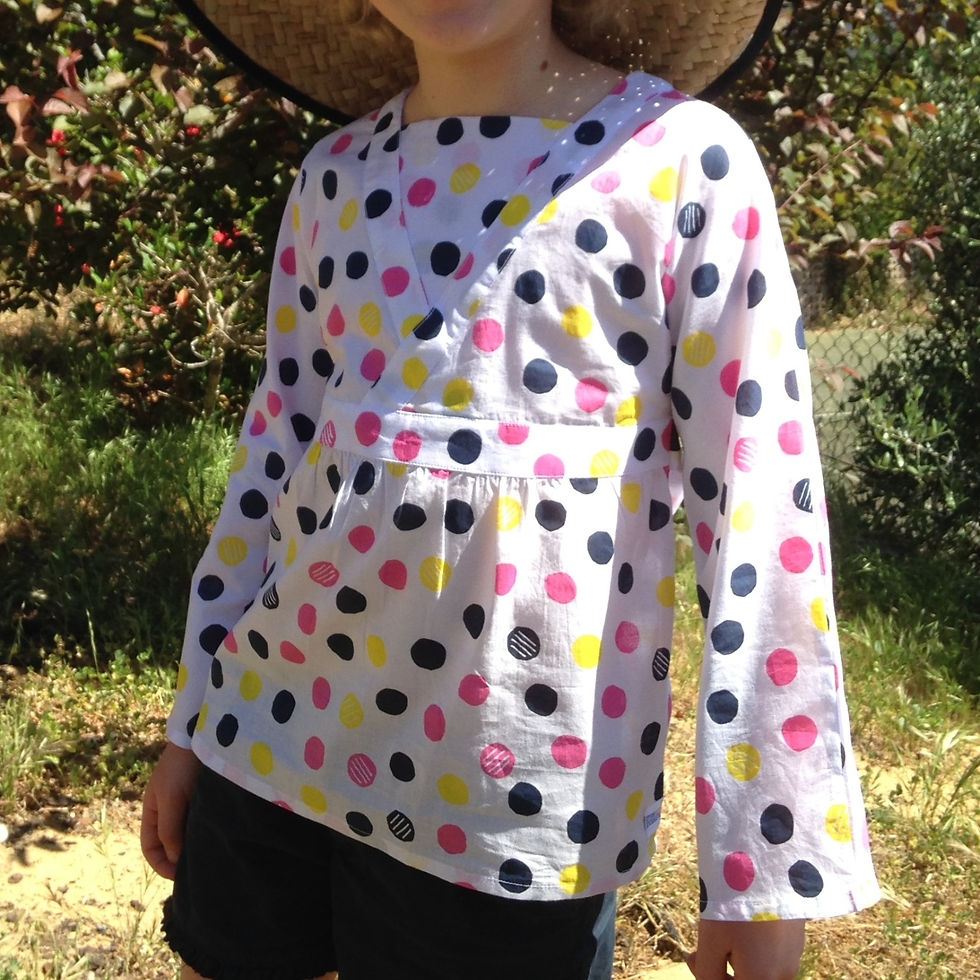 Thumbnail: Zephyr Top in Lolly Print