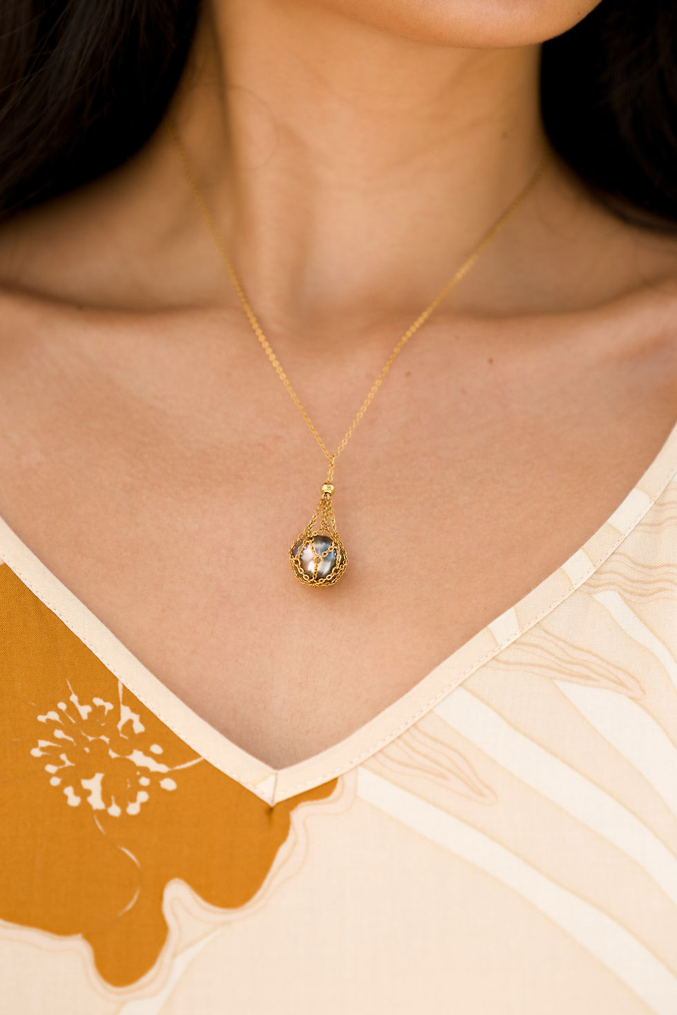 Thumbnail: 'Upena net necklace