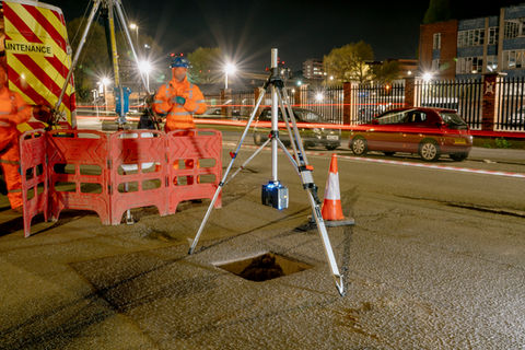 Laser scanning of a Victorian sewer