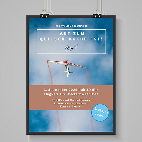 Plakat: Quetschekuchefest FSV Kirn