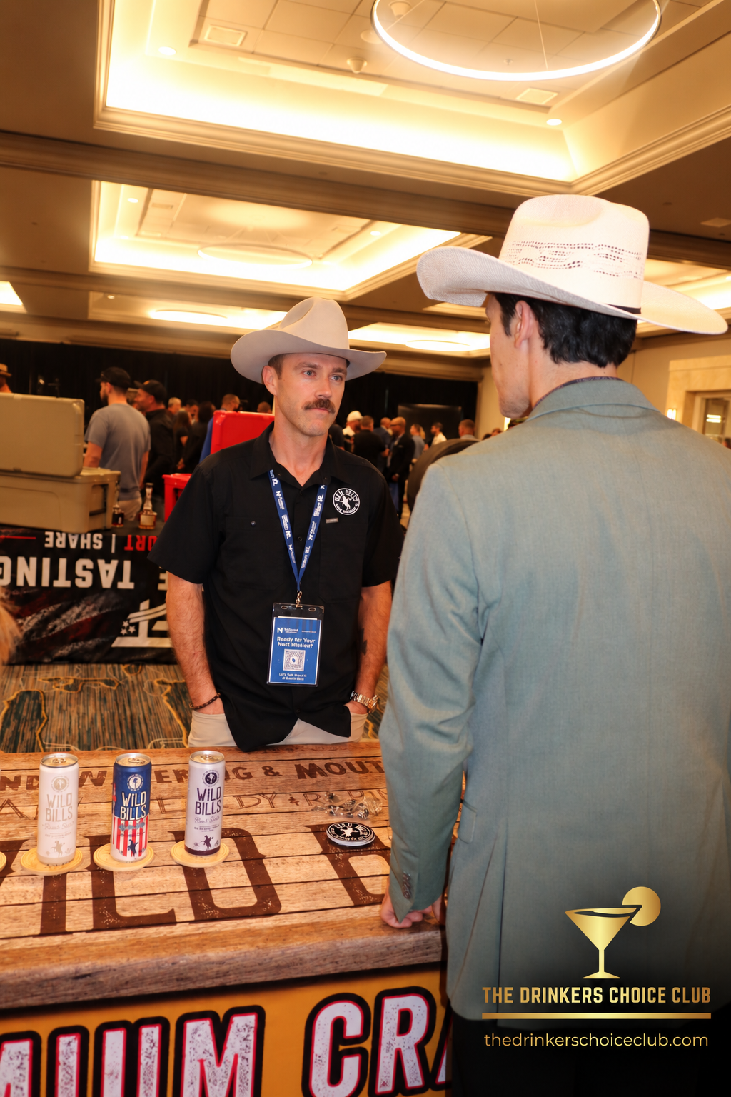 David Marsceau of Wild Bill’s Craft Beverage Co. speaking with a guest at C.R.A.F.T. Frontline Tastings in Tampa.