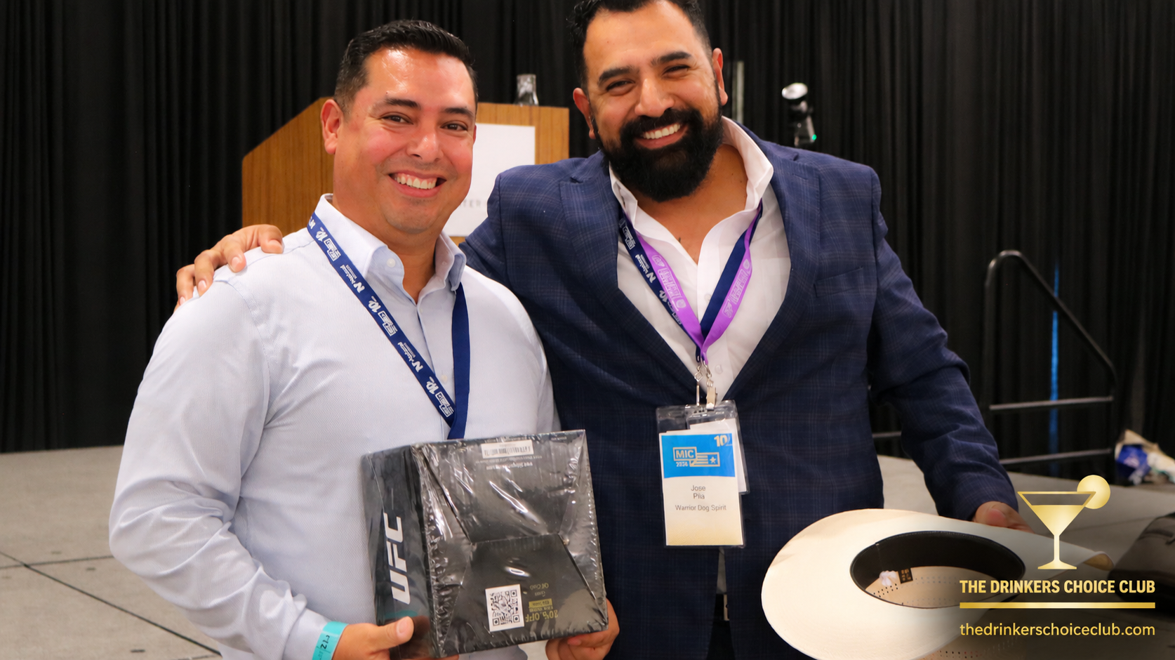 Jose Pila, founder and CEO of Warrior Dog Spirit, at C.R.A.F.T. Frontline Tastings in Tampa.
