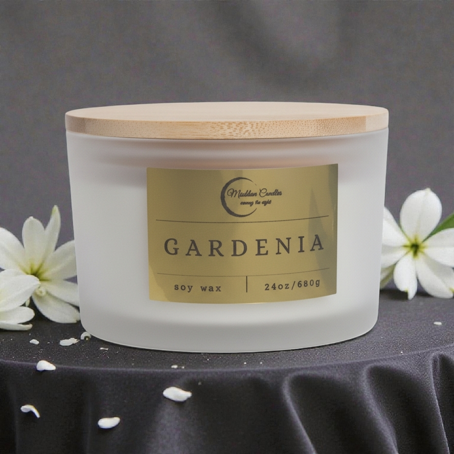 Gardenia scented candle