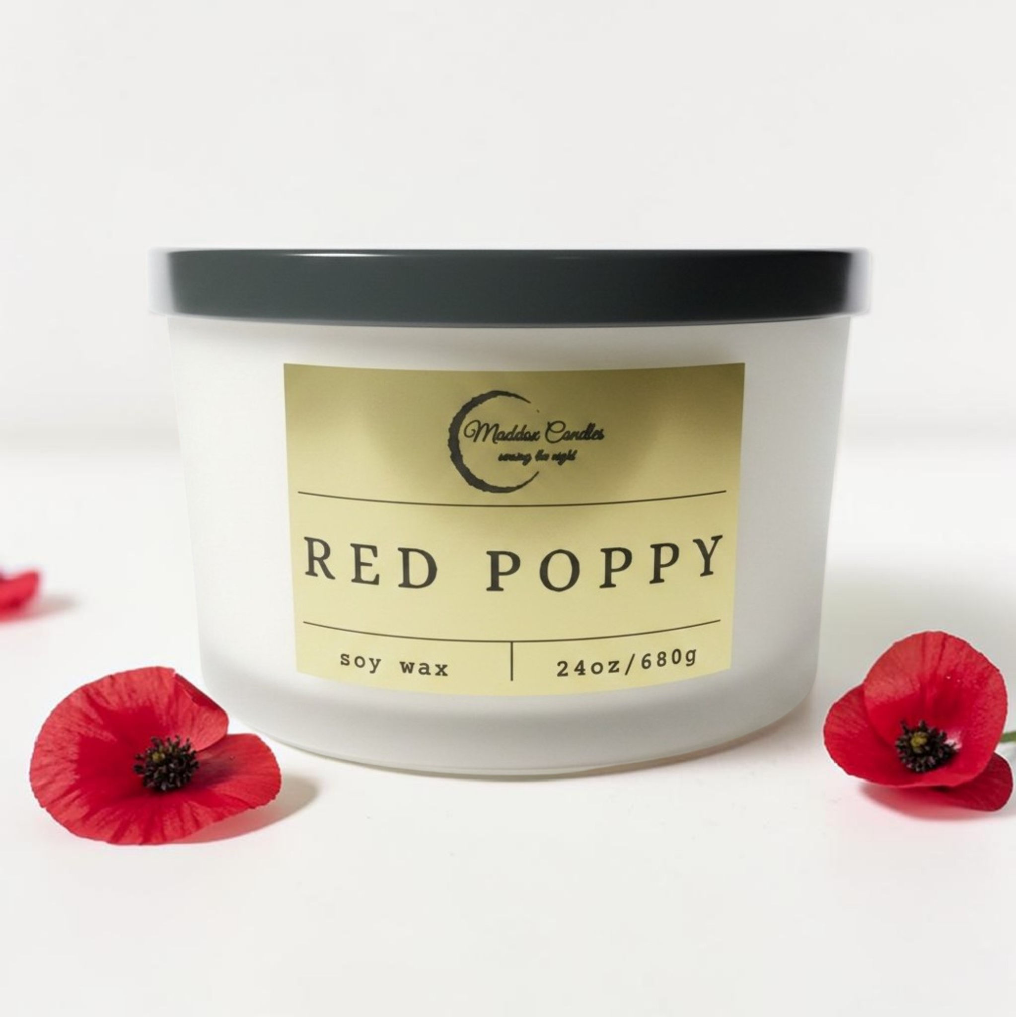 Red Poppy | Elegant Bloom – 24oz