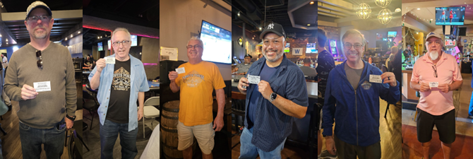 L to R: Corey Carlon, Dave Batzer, Garth Courtney, Maurice Philips, Robb Lowe, & Mike Chilarski