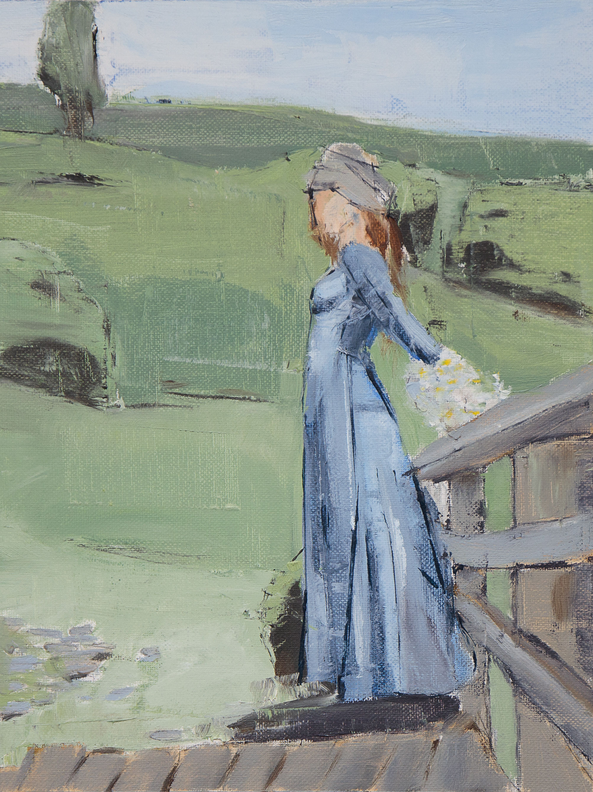 "Flowers on a Bridge"