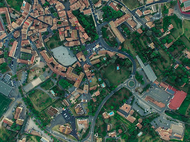 Aerial Photo of a City