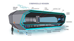 "CSA ART" AUTONOMOUS FLOATING CYMERMODULE _HEXAGON_