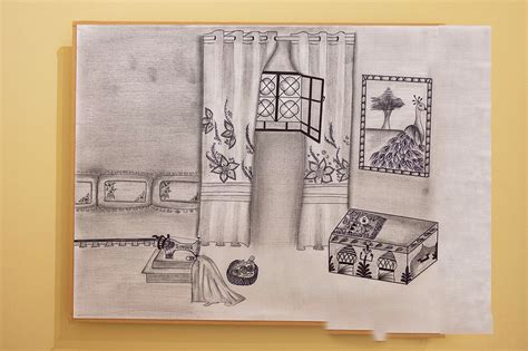 Artwork by Manal AlDowayan, mixed media / textual installation