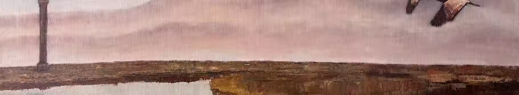 Landscape is approached here as a space of emotional and psychological experience rather than physical description. Familiar elements dissolve into imagined environments where memory, presence, and absence coexist. Moving between the domestic and the natural, the works invite reflection on how places are remembered, transformed, and carried within us, revealing the shifting relationship between our inner world and the spaces we inhabit.